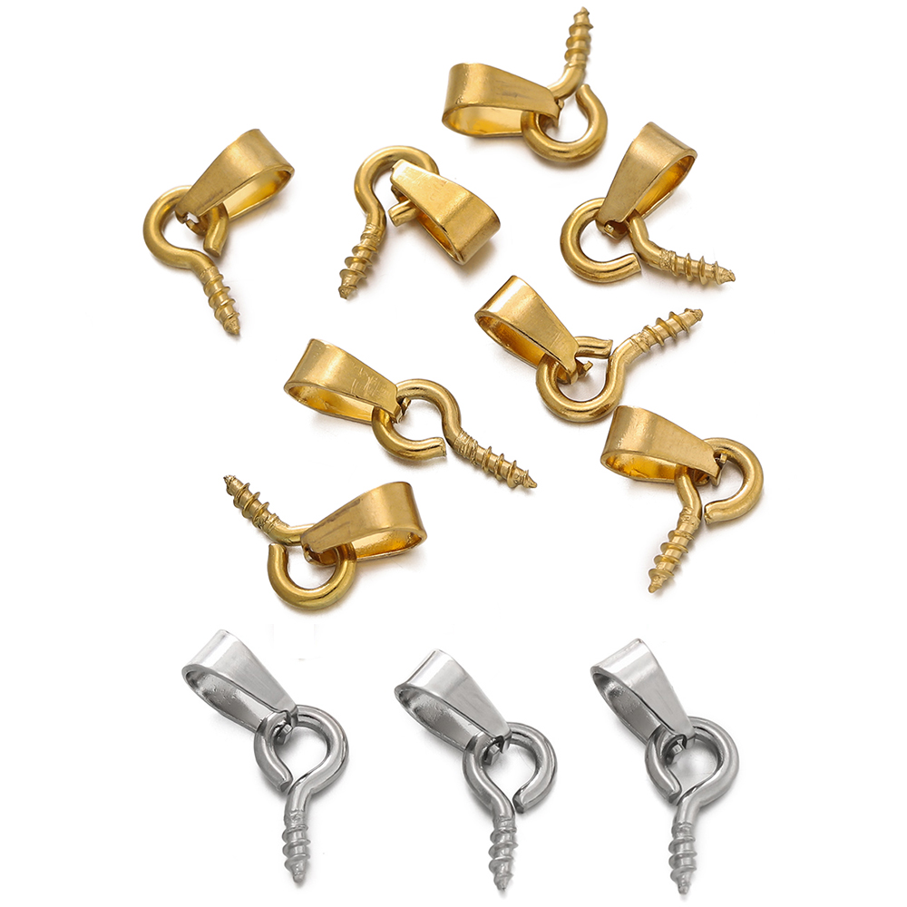 Jewelry Making Pendants - 20 Set di Chiusure a Gancio
