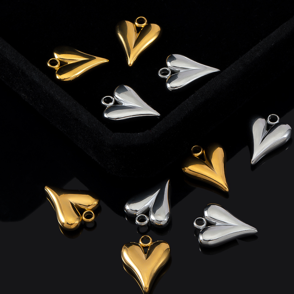 Jewelry Making Hammer - 5 pendenti a forma di cuore