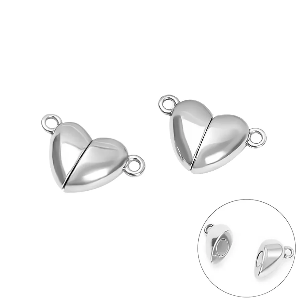 Jewelry Making For Couples - 5 paia Love Heart chiusure magnetiche