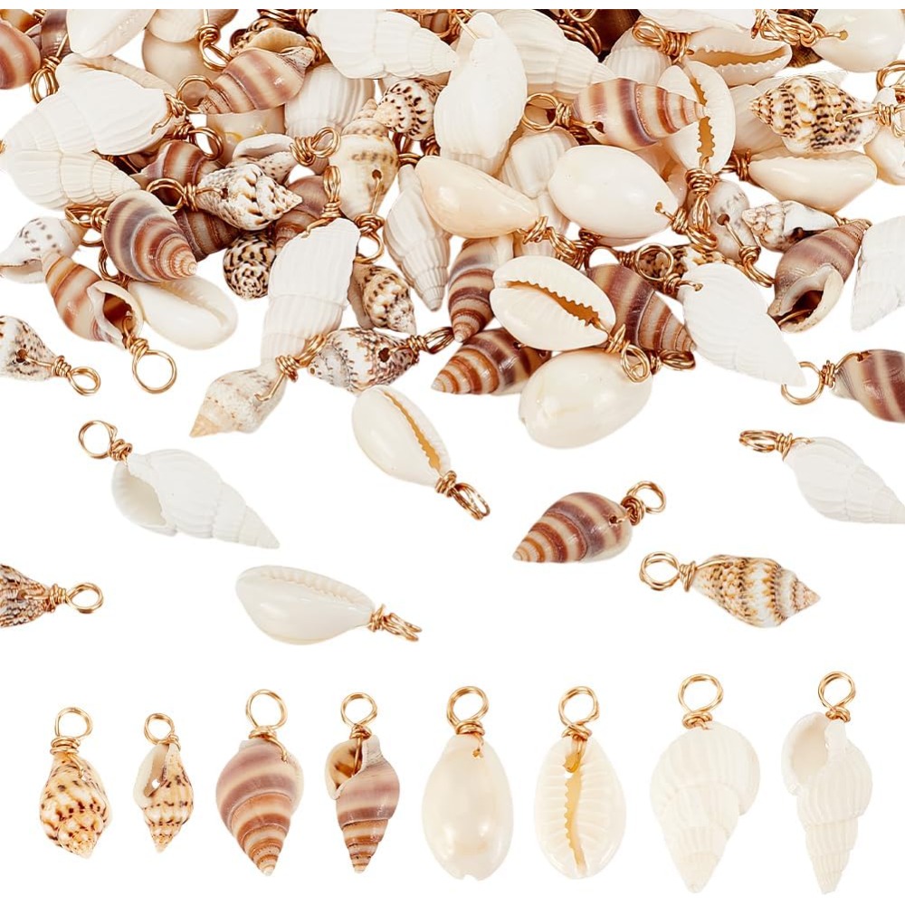 Jewelry Making Course - 100 pz 4 Stili Conchiglia Naturale
