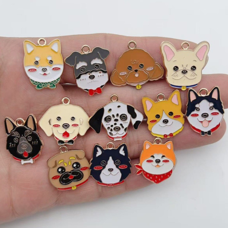 Jewelry Making Pendants - 12 pendenti in lega a forma