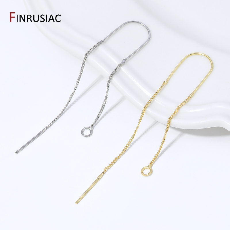 Jewelry Making Chain - Orecchini pendenti a catena lunga con