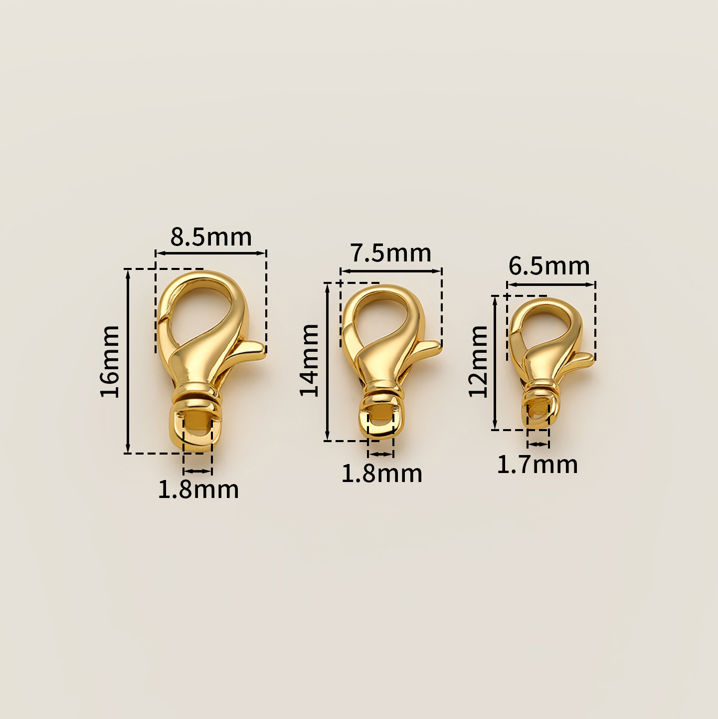 2 pezzi di chiusure a forma di - Jewelry Making Chain recensione e prezzo