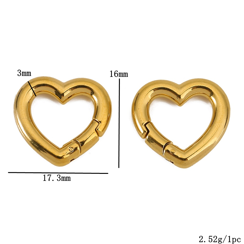 2 pezzi di fermagli in acciaio - Jewelry Making Hardware recensione e prezzo
