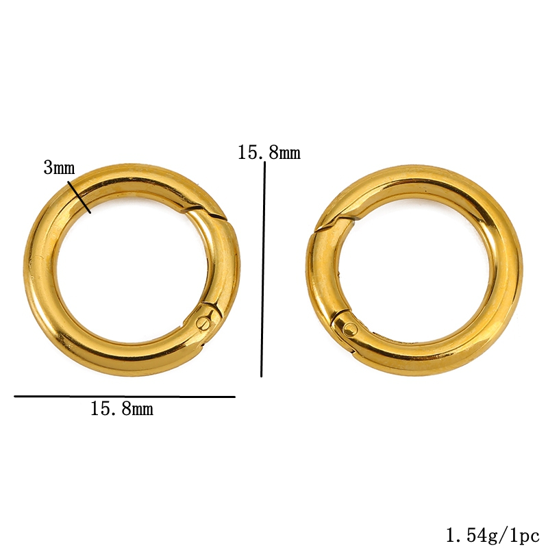 2 pezzi di fermagli in acciaio - Jewelry Making Hardware recensione e prezzo