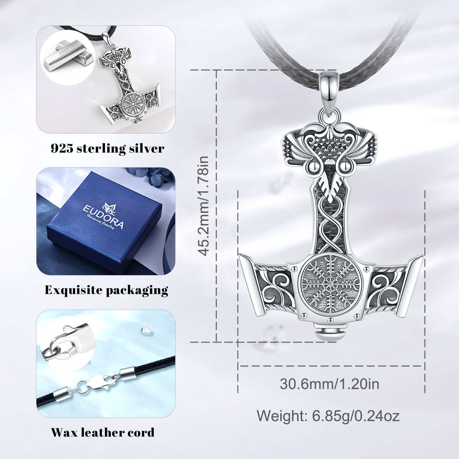 Eudora 925 Sterling Silver Nor - Jewelry Making Hammer recensione e prezzo