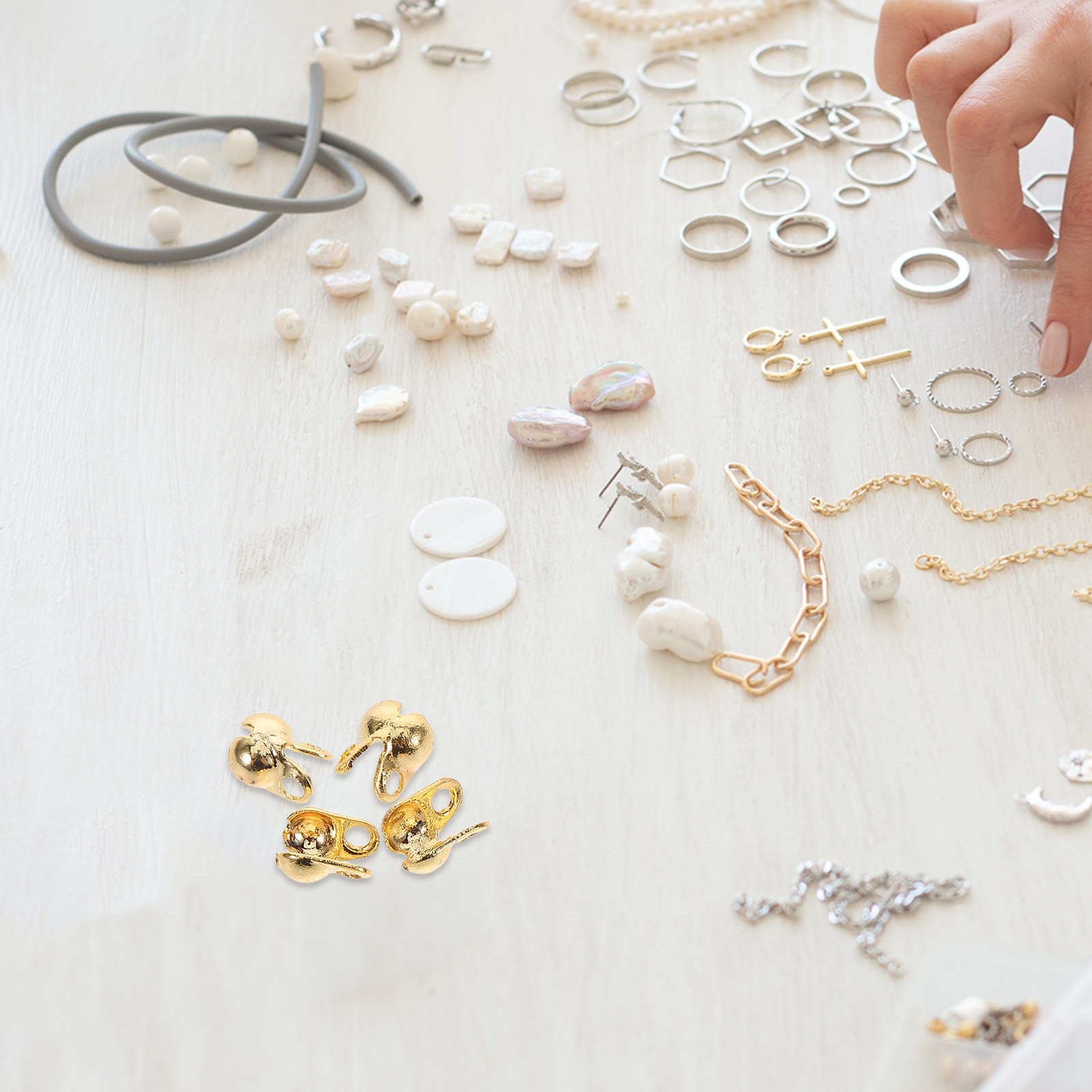 150 pezzi di fibbie terminali  - Jewelry Making Chain recensione e prezzo