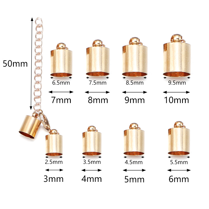 10 set di tappi terminali in c - Jewelry Making Hardware recensione e prezzo