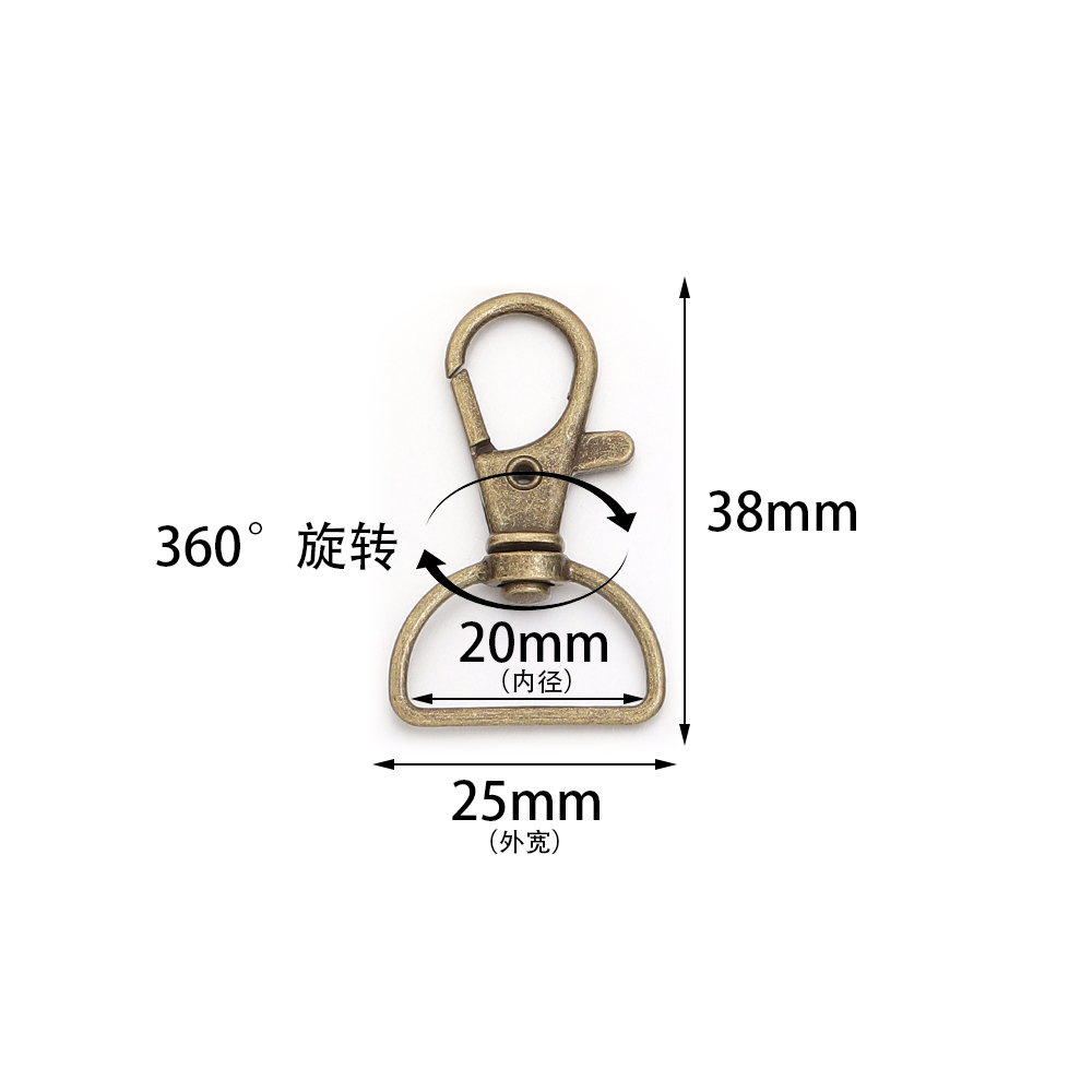 10 pz/lotto Moschettoni Girevo - Jewelry Making Chain recensione e prezzo