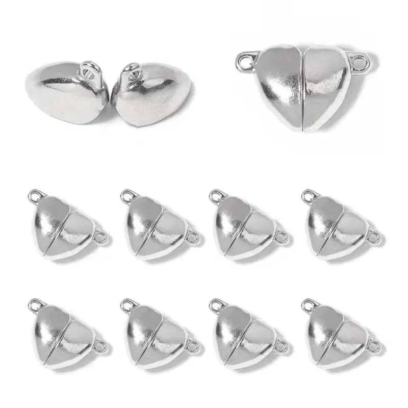 5 paia Love Heart chiusure mag - Jewelry Making For Couples recensione e prezzo