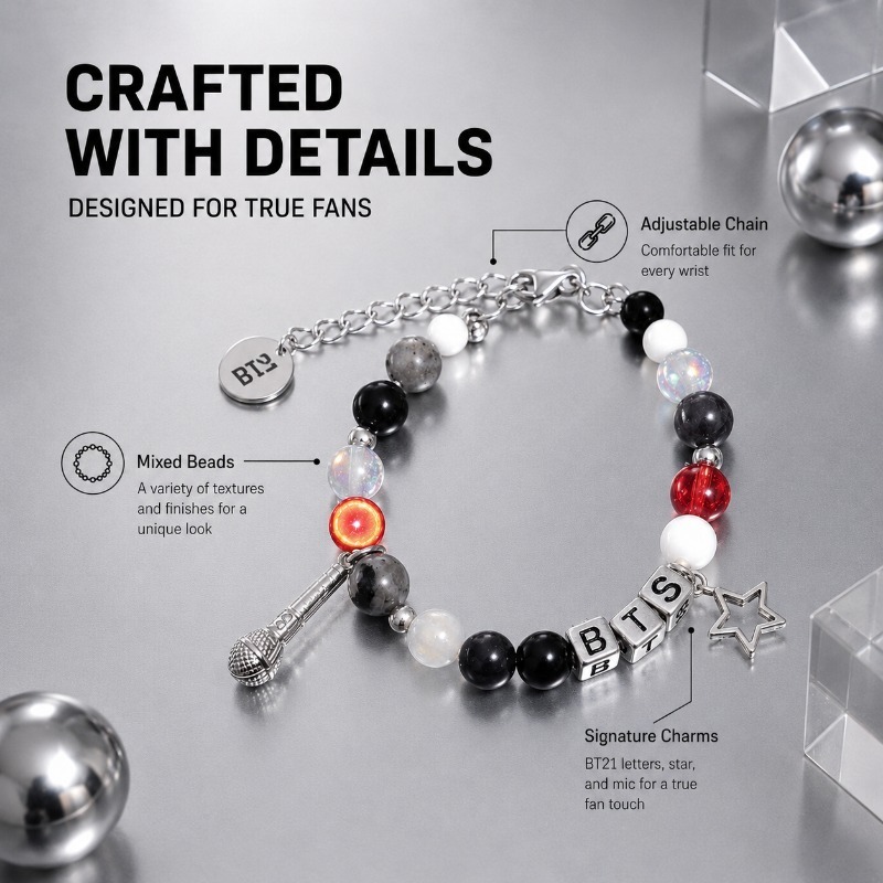 Braccialetto con Perline Nero  - Jewelry Making Accessories recensione e prezzo